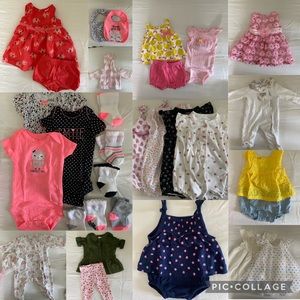 Newborn & 0-3 months Baby Girl lot